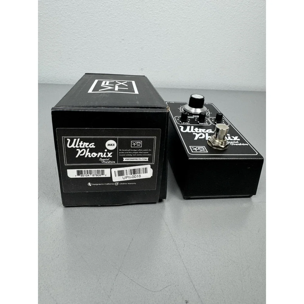 Vertex Effects Ultraphonix MKII Special Overdrive Pedal w/ Box & Papers USA